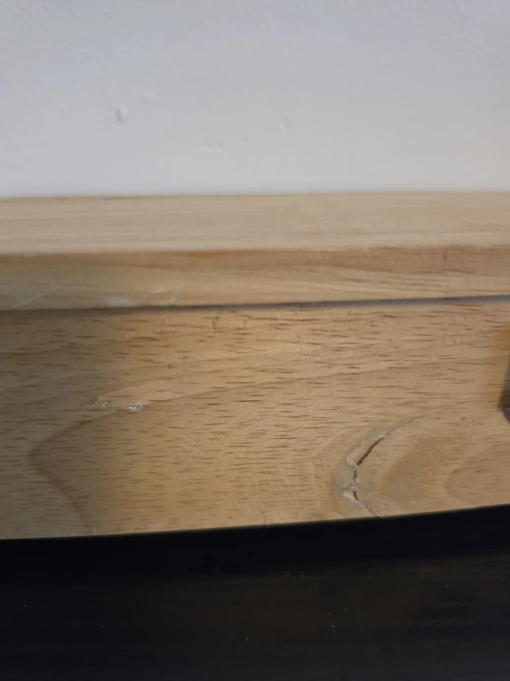 Vintage Wooden Wall Shelf 2 Hearts Grandma Core